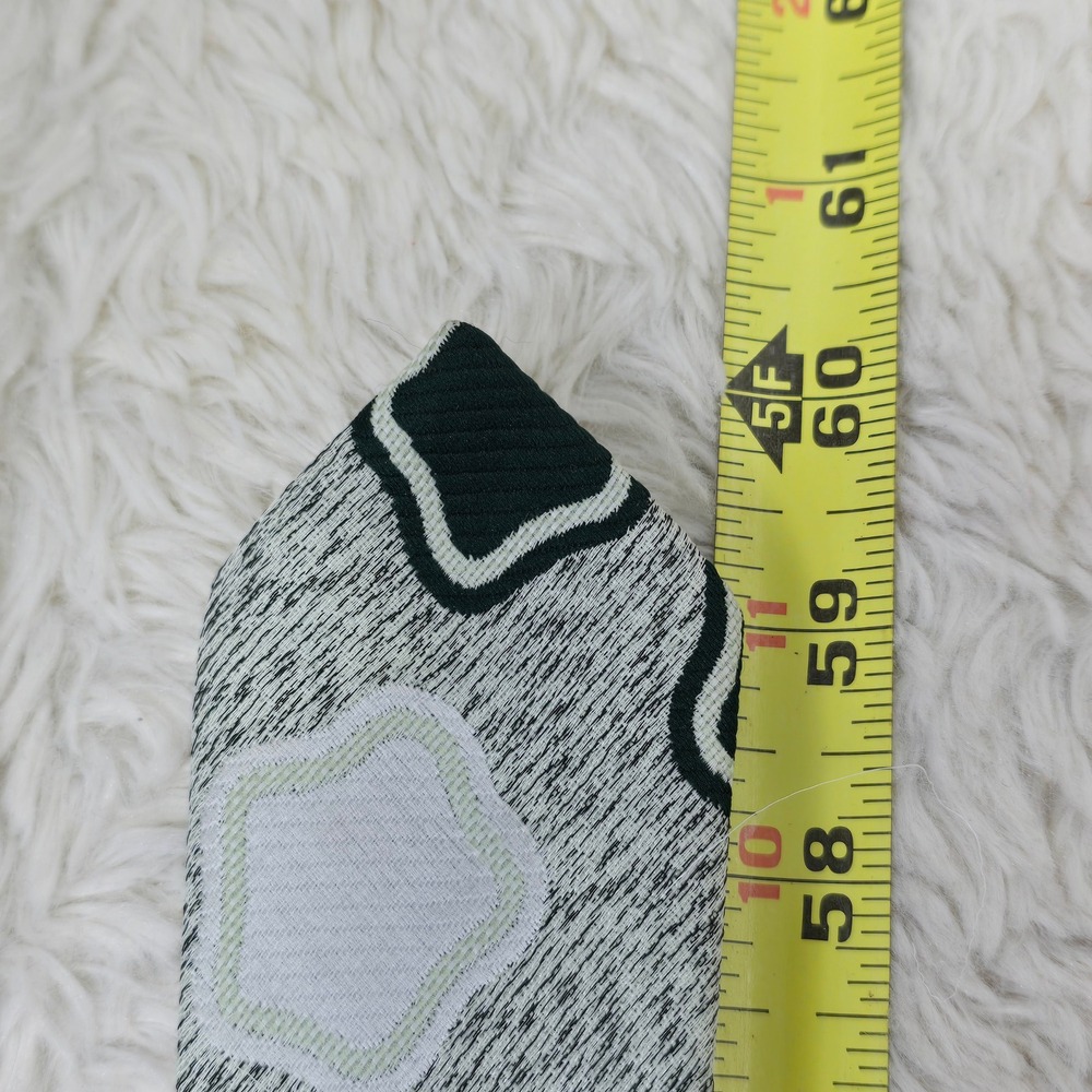 Vintage Wide Necktie Grey Green Dacron Polyester Geometric Retro 50s 60s‎ Tie - Picture 7 of 7
